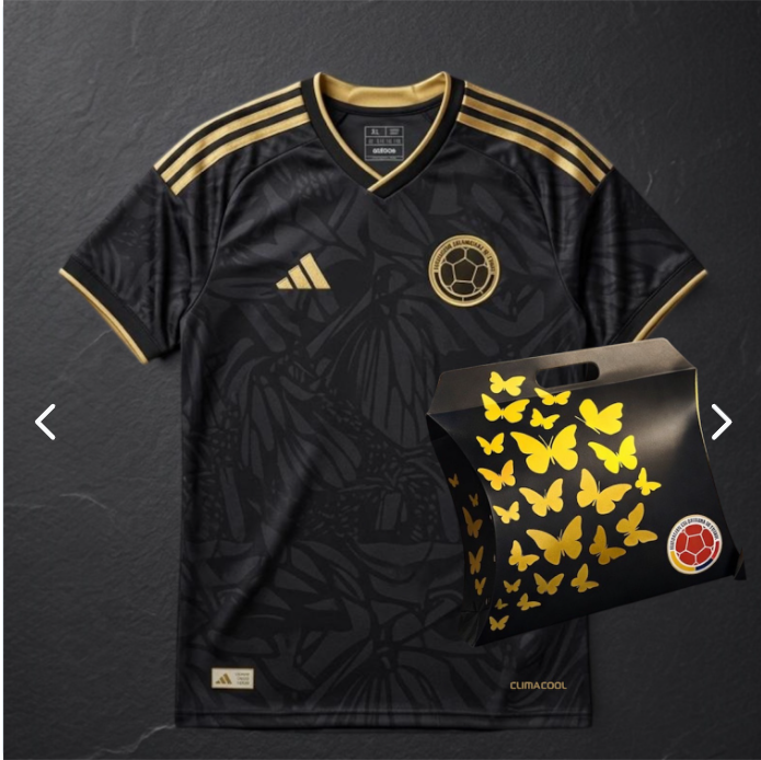 Camiseta de Fútbol "Black & Gold" – Edición Especial