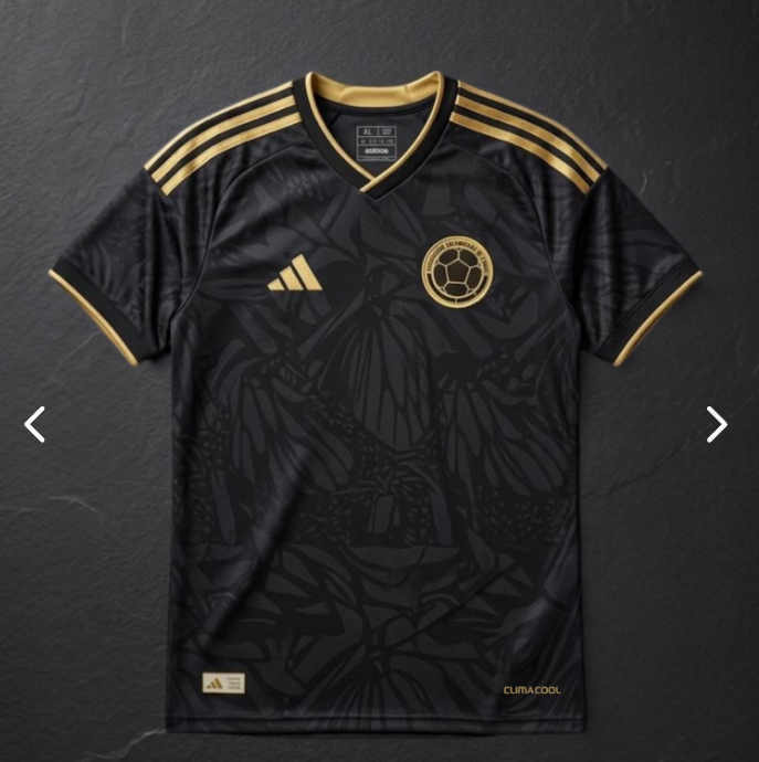 Camiseta de Fútbol "Black & Gold" – Edición Especial