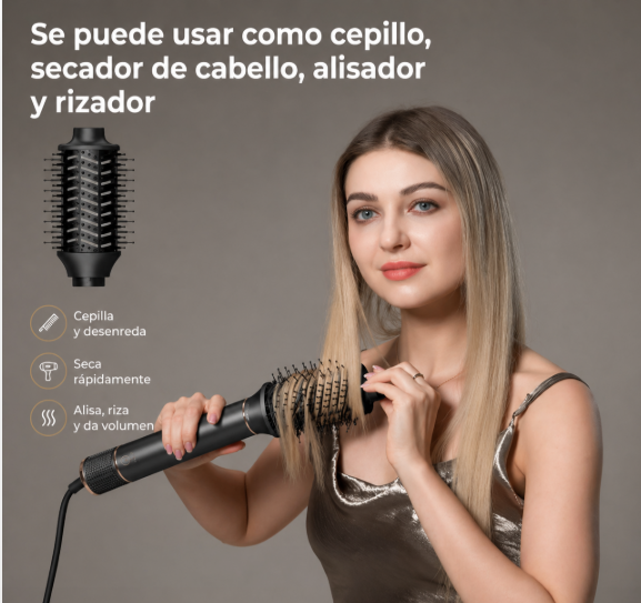 CEPILLO SECADOR IONICO 5 EN 1 Y ESTUCHE